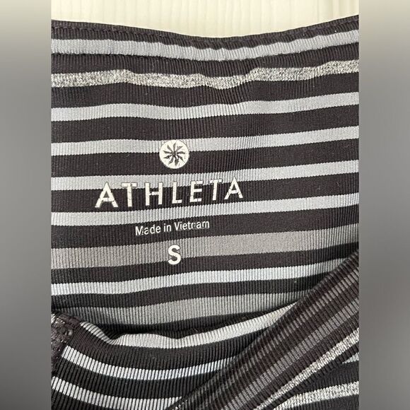 Athleta color block stripe CHATURANGA tights Leggings size small - Picture 6 of 7